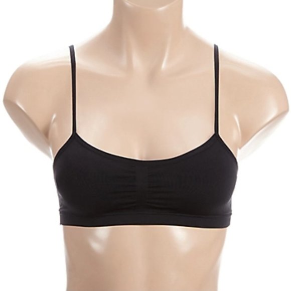 🥰 NWT Maidenform Girl Seamfree Ruched Crop Bralette - 2 Pack - size XXL 🥰 - Picture 3 of 9
